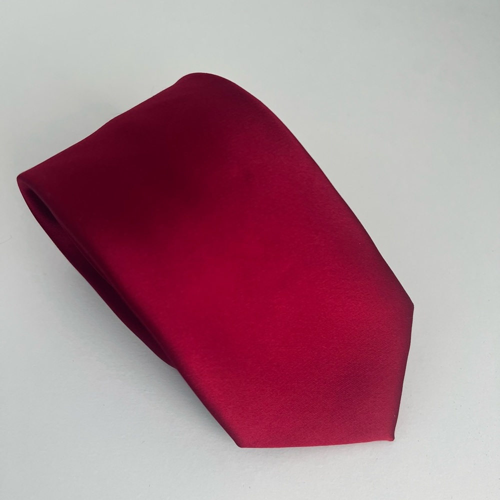 Joseph & Feiss Apple Red Silk Tie